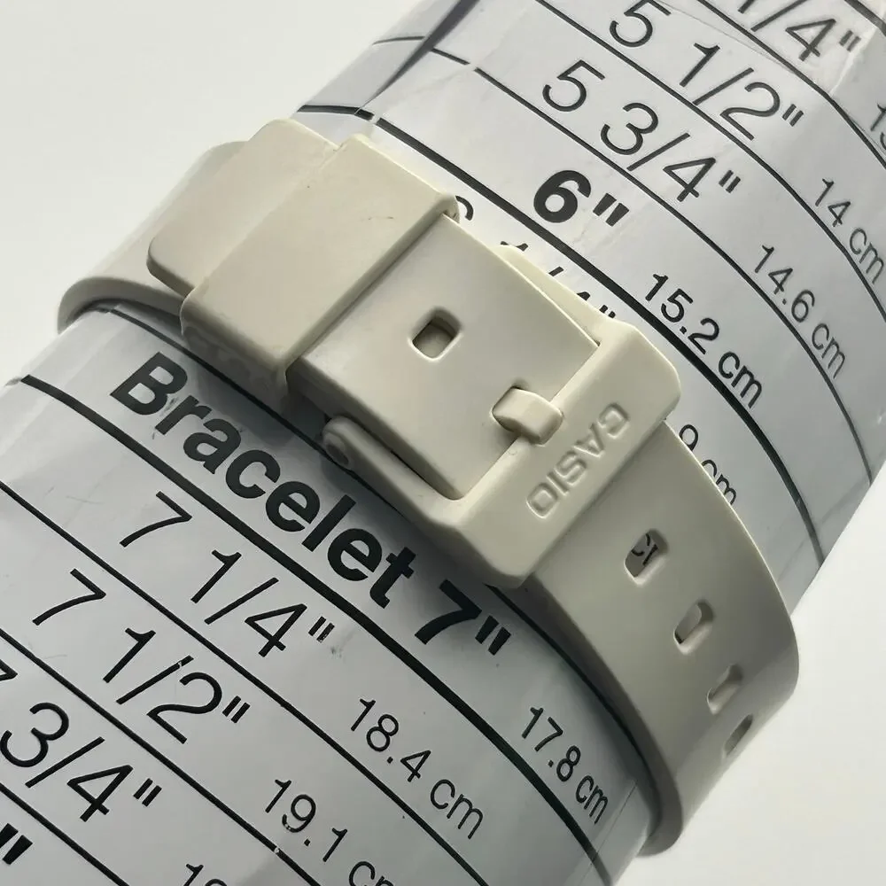 Casio LRW-200H White Colorful Numerical Dial 100M WR Working New Battery